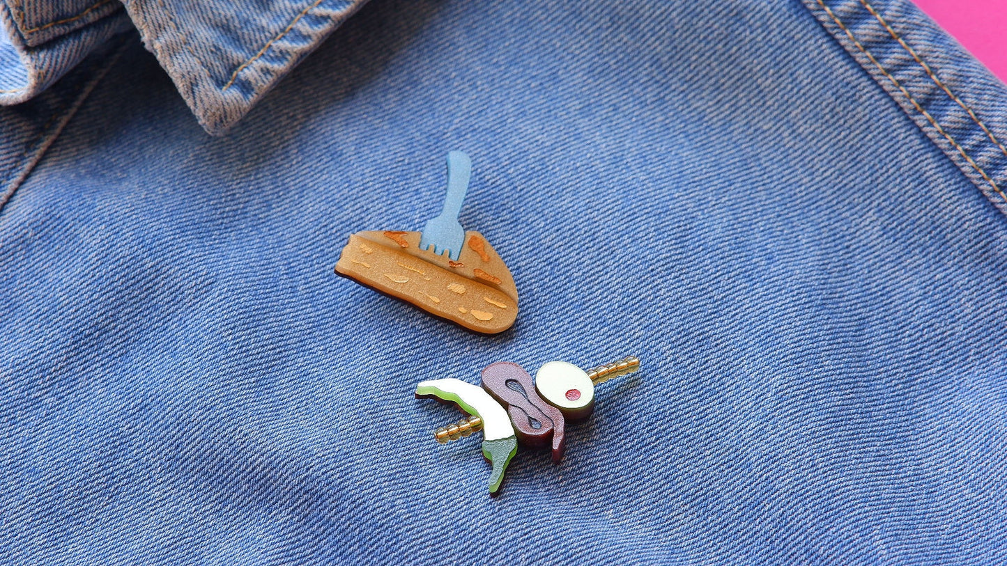 Pin Gilda aceituna, anchoa, guindilla pincho