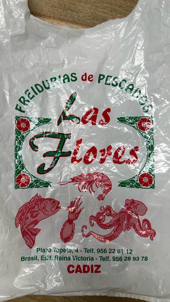 Camiseta Freiduría Las Flores Cádiz - Blanca
