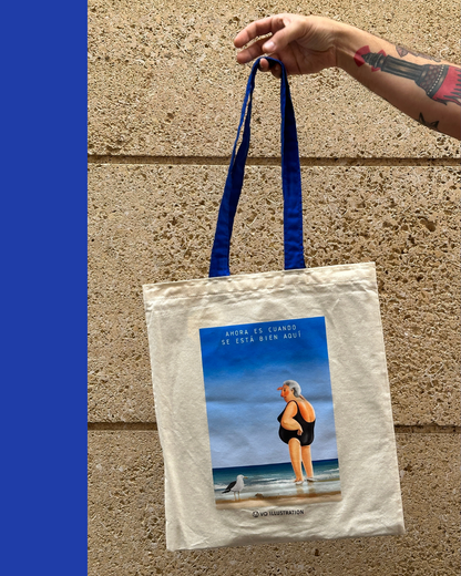 Grandma Totebag - Now's When It's Good Here