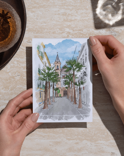 Lámina Calle La Palma - La Viña