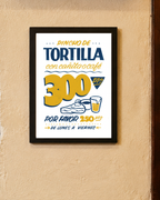 Lámina Pincho de tortilla con cañita o café