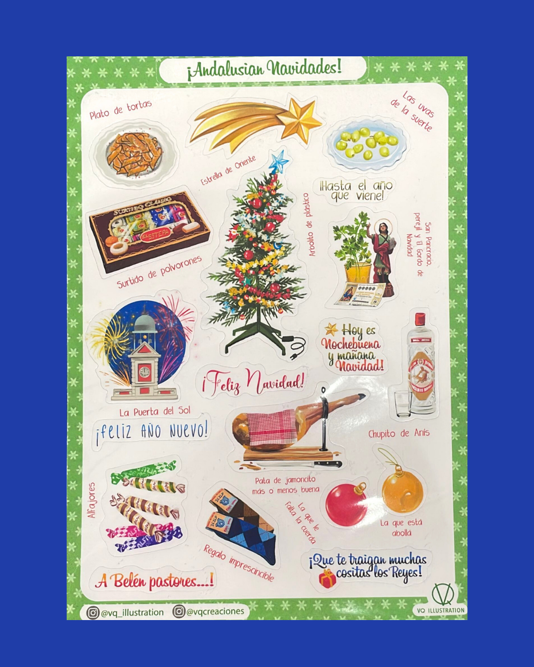 Pegatinas Andalusian Navidades