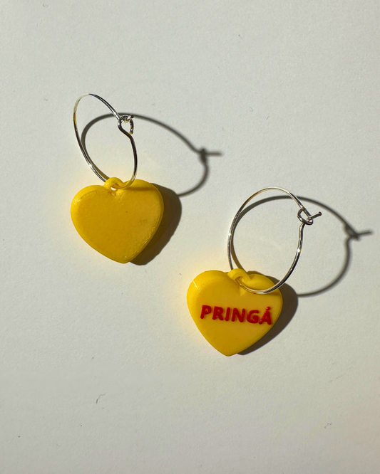 Pendiente Pringá Corazón
