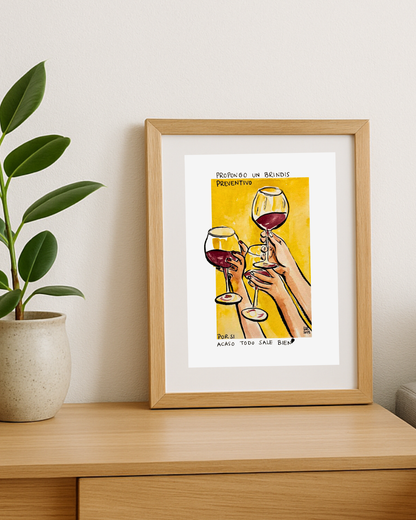 Lámina Brindis preventivo