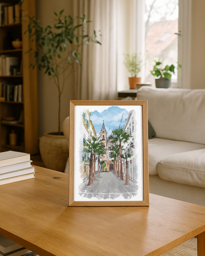 Lámina Calle La Palma - La Viña