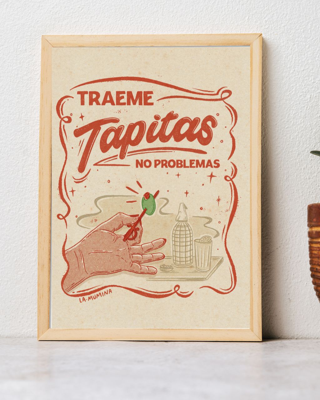 Lámina Tráeme tapitas, no problemas