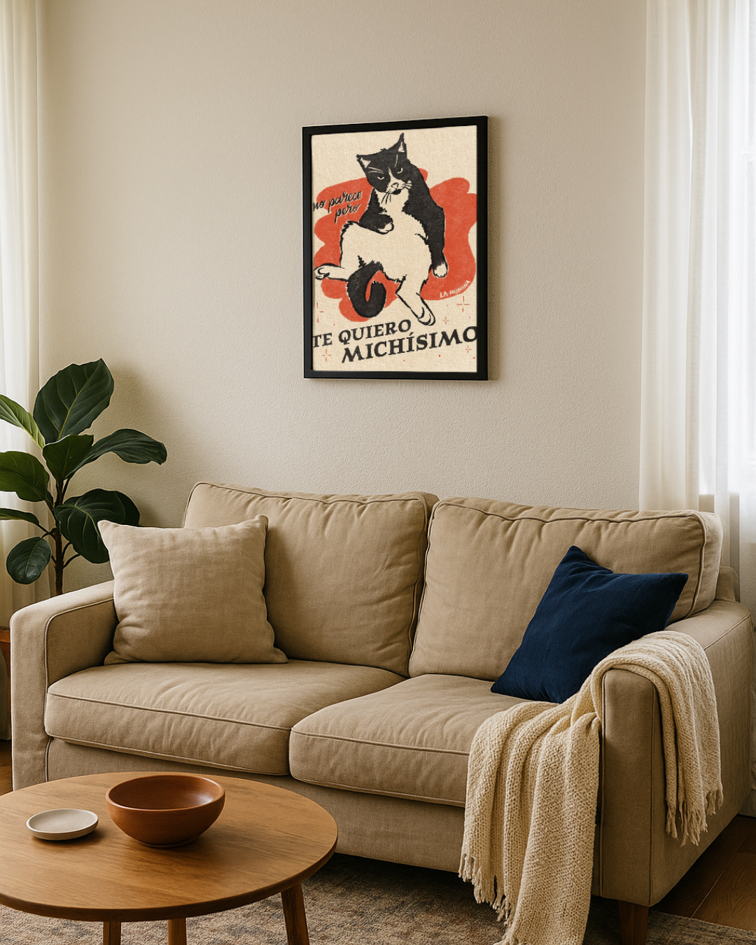 Lámina No parece pero Te quiero MICHÍSIMO