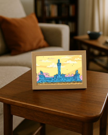 Lámina Plaza de la Constitución (Cádiz)