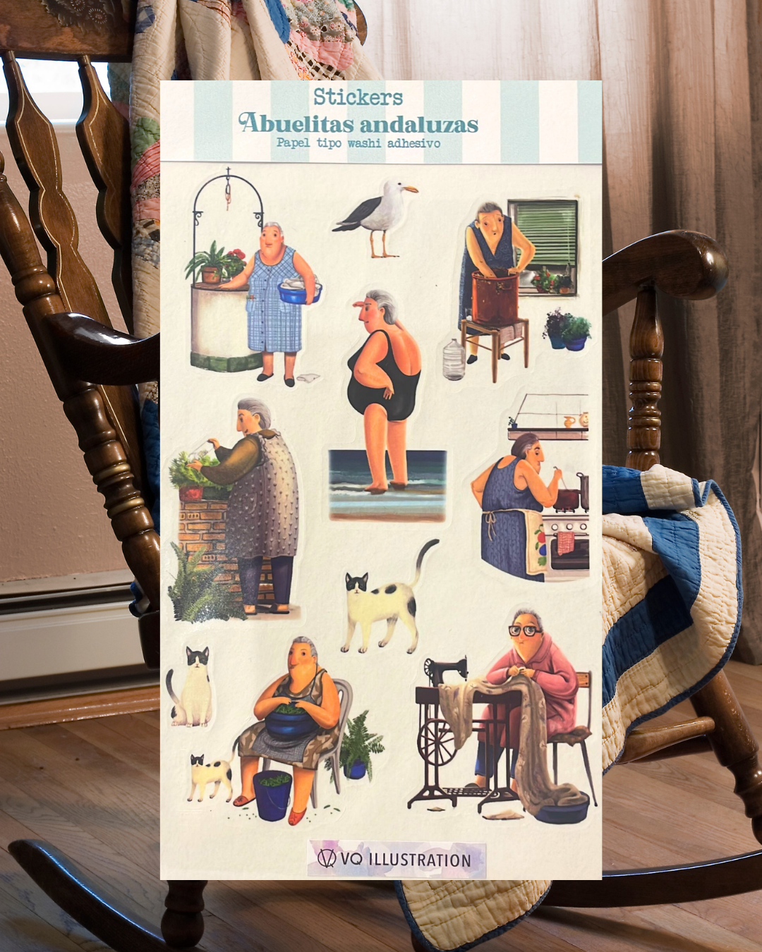 Pegatinas Abuelas andaluzas