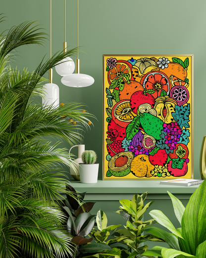 Art Print I like fruit