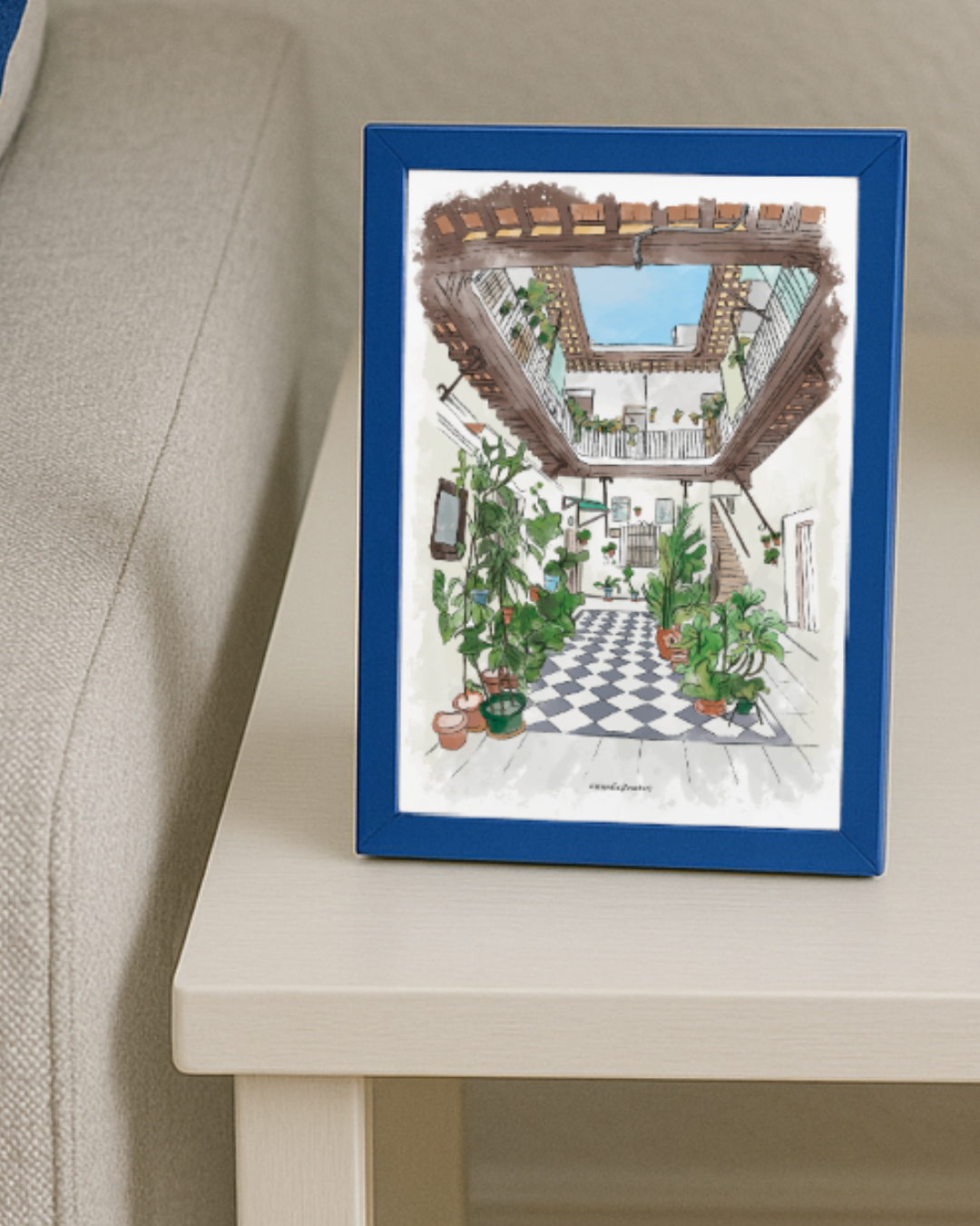 Lámina Patios de Cádiz