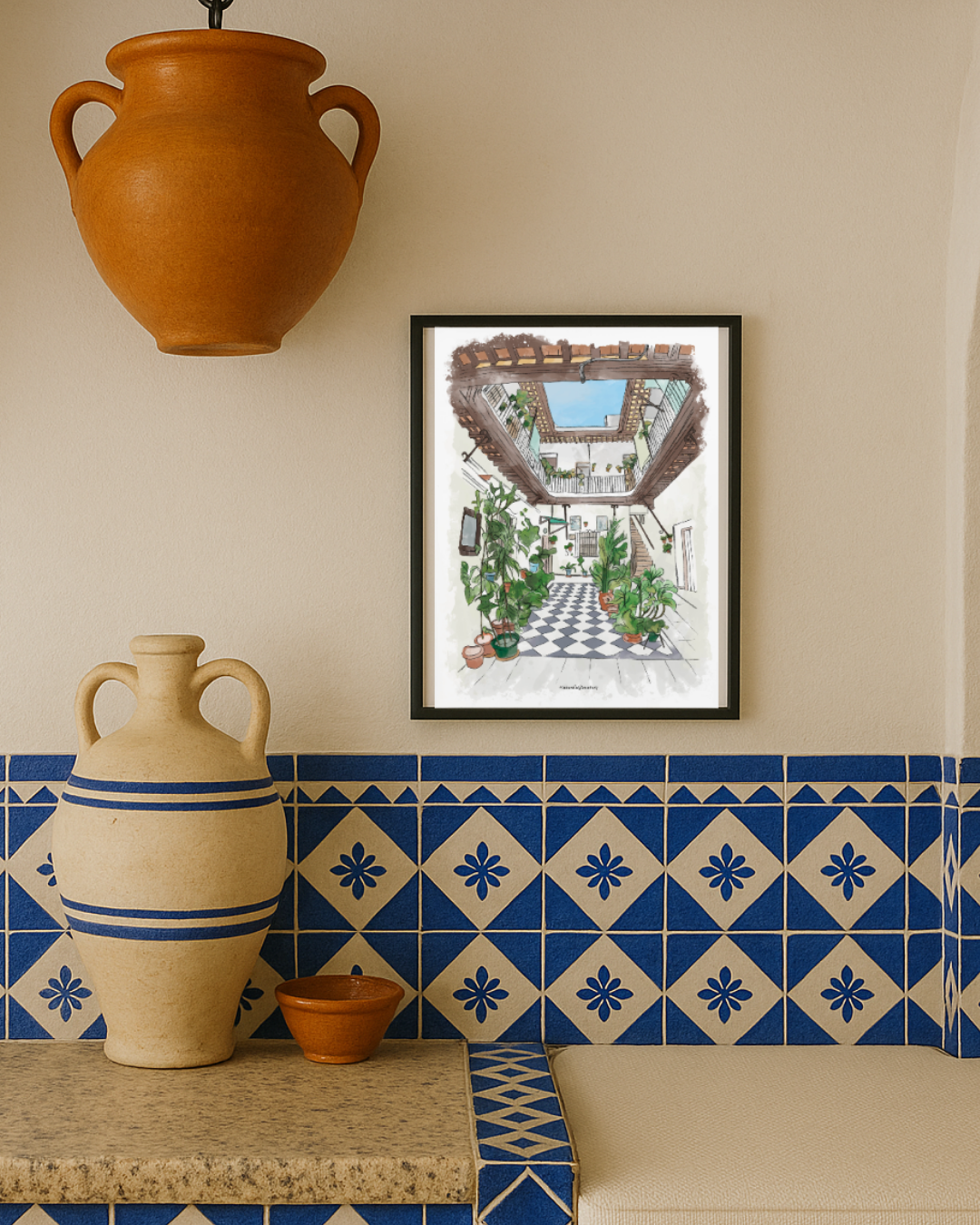 Lámina Patios de Cádiz