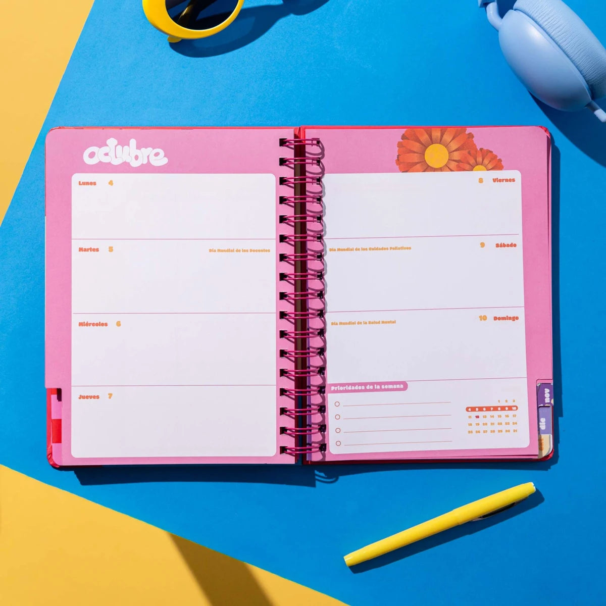 Agenda semanal de Genie Espinosa 2027