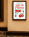 Lámina Exquisito vino de pitarra