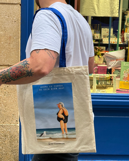 Grandma Totebag - Now's When It's Good Here