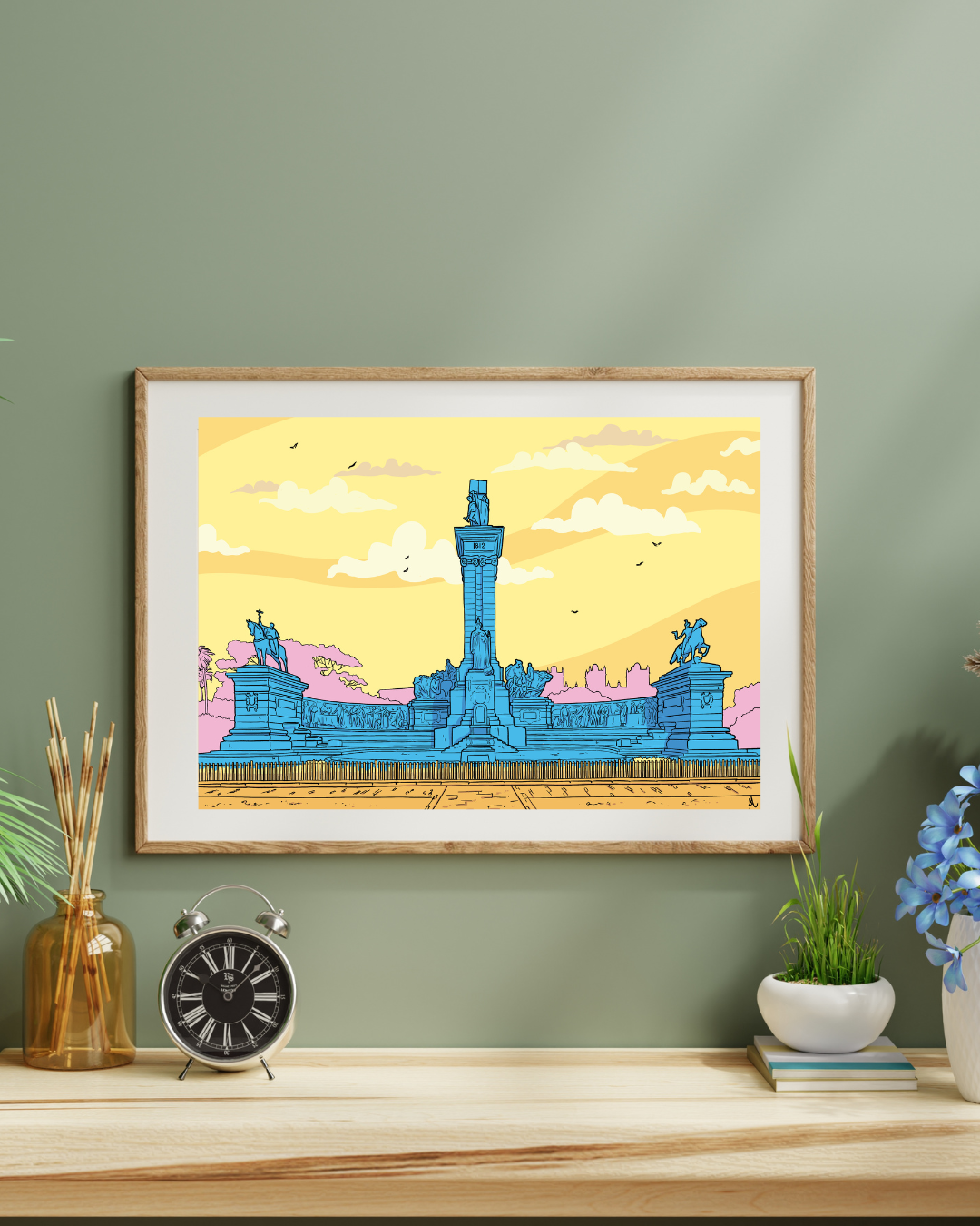 Lámina Plaza de la Constitución (Cádiz)