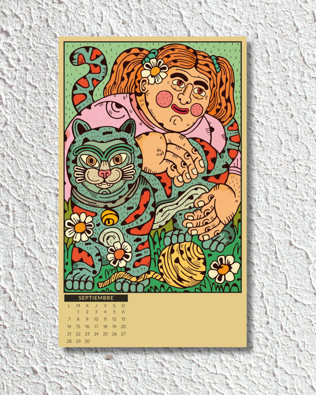 Calendario Almanaque Percales 2026