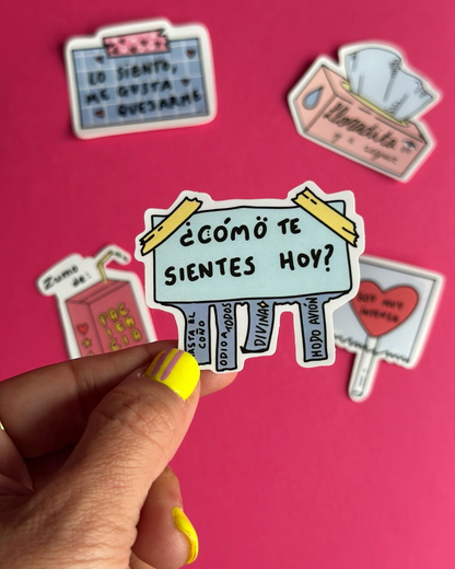 Pack 5 pegatinas - Sorry not sorry