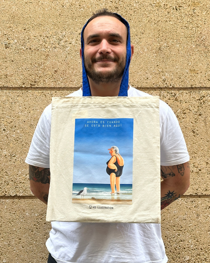 Grandma Totebag - Now's When It's Good Here