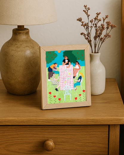 Lámina Picnic amigas