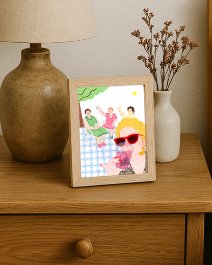 Lámina Señoras a la fresca