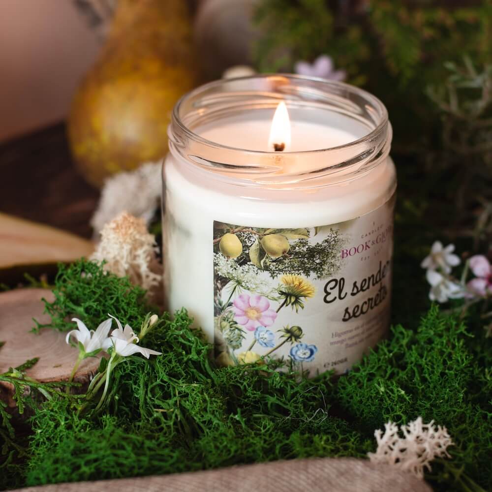 Vela artesana El sendero secreto