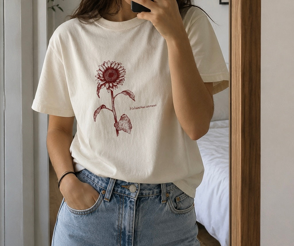 Camiseta Girasol Botánico