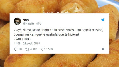 Lámina Qué te gustaría que te hiciera: Croquetas
