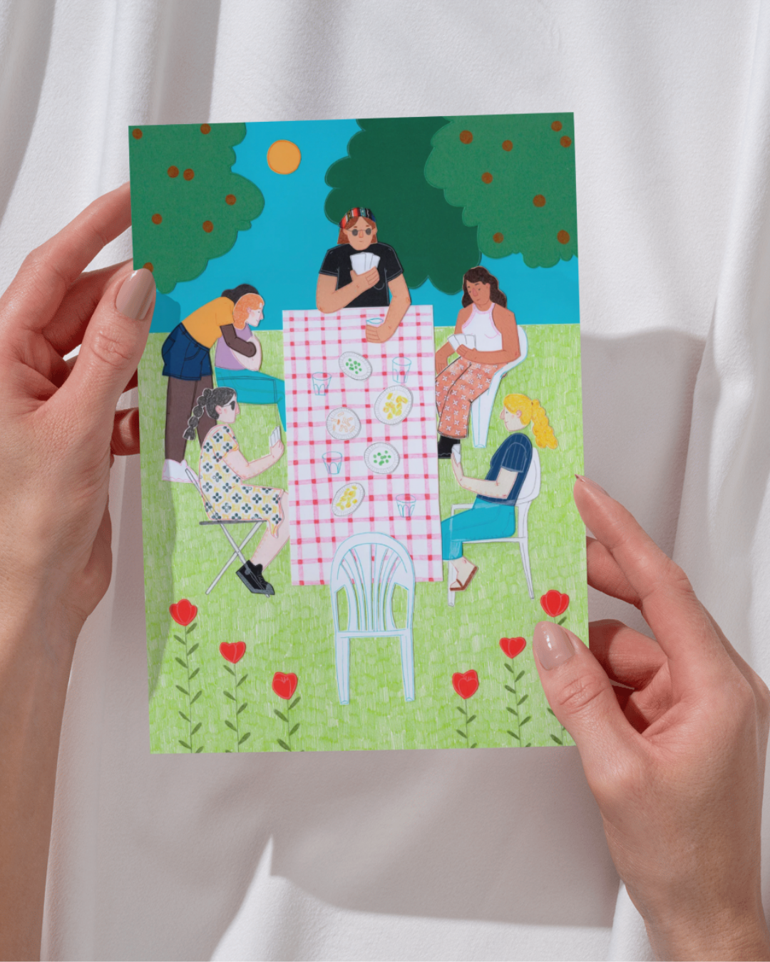 Lámina Picnic amigas