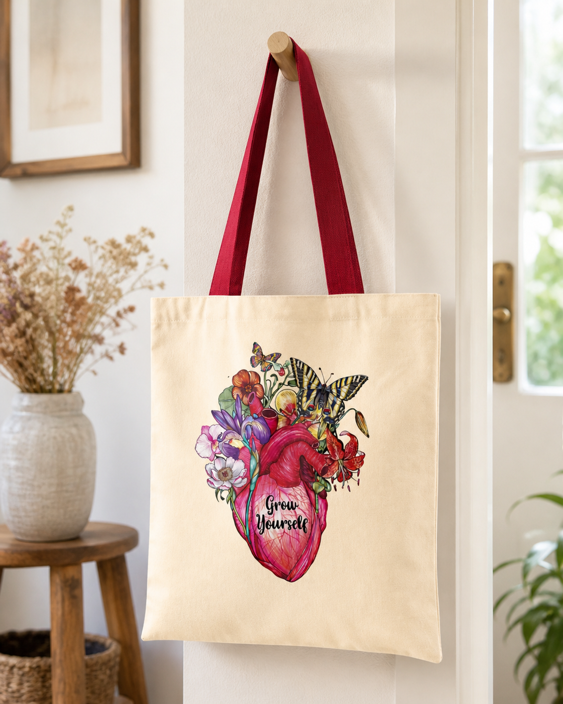 Totebag corazón grow yourself