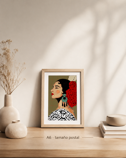 Lámina Lola Flores by Alejandra Picart