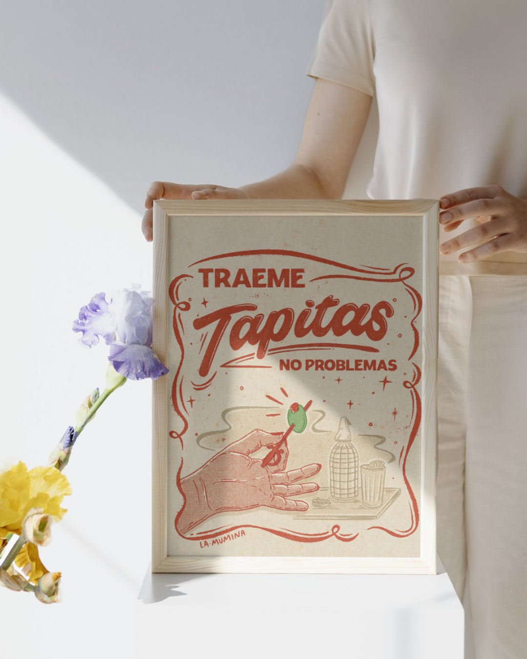 Lámina Tráeme tapitas, no problemas