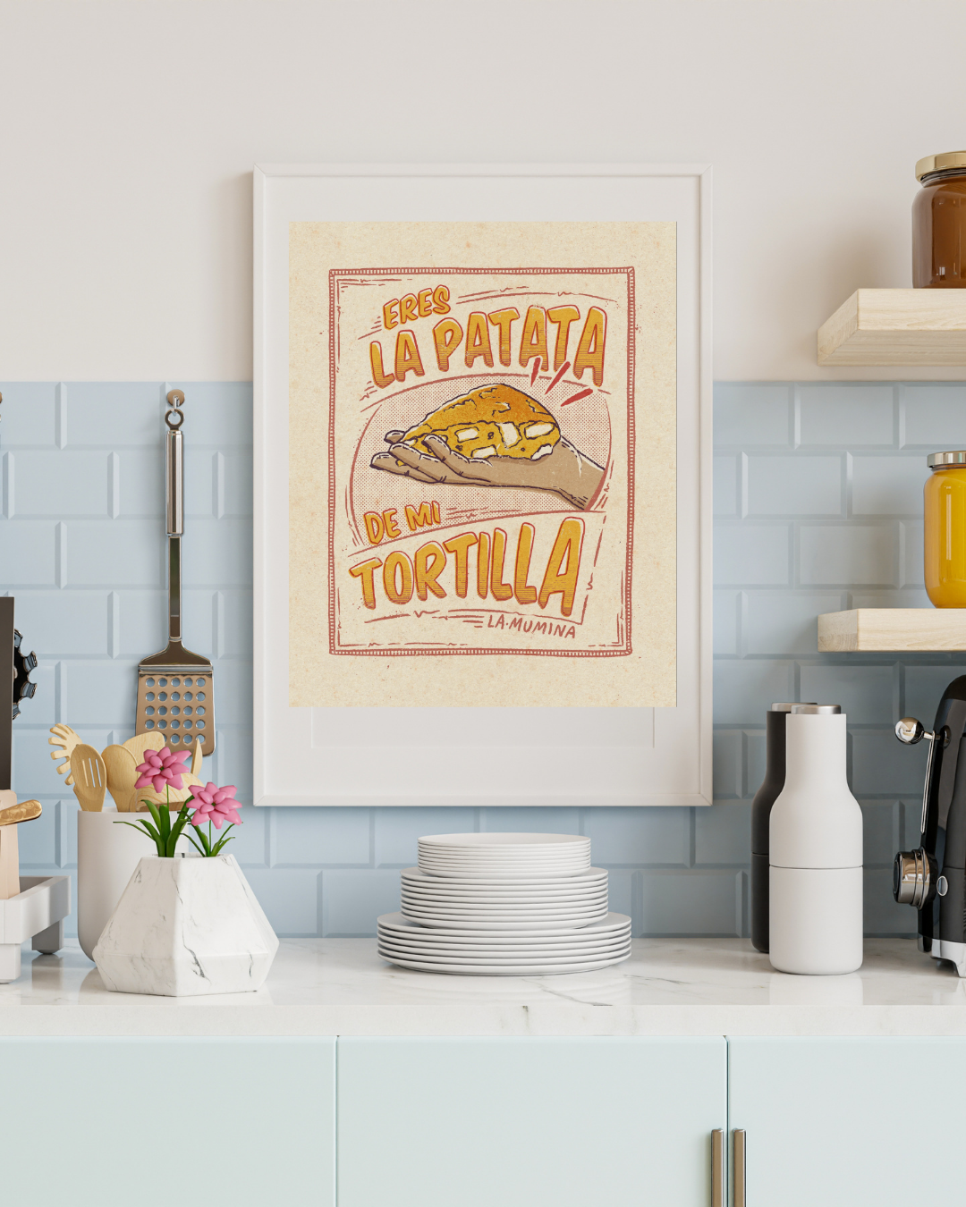 Lámina Eres la patata de mi tortilla