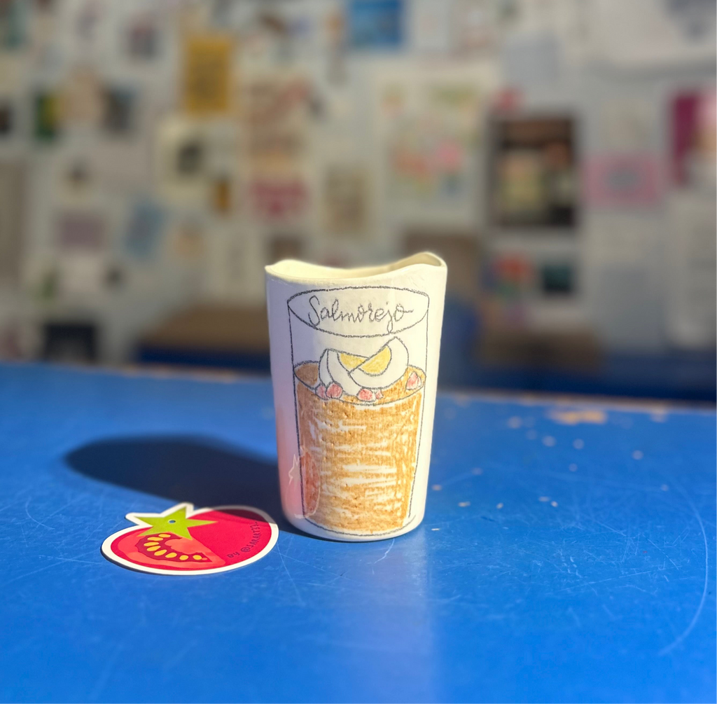 Vaso de SALMOREJO
