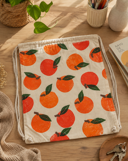 Mochila cuerdas - Naranjas