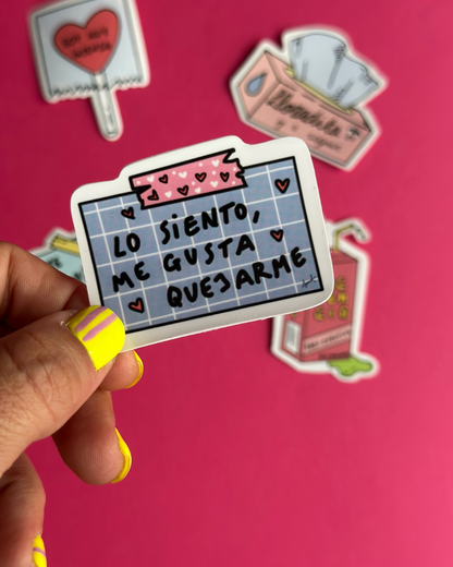 Pack 5 pegatinas - Sorry not sorry