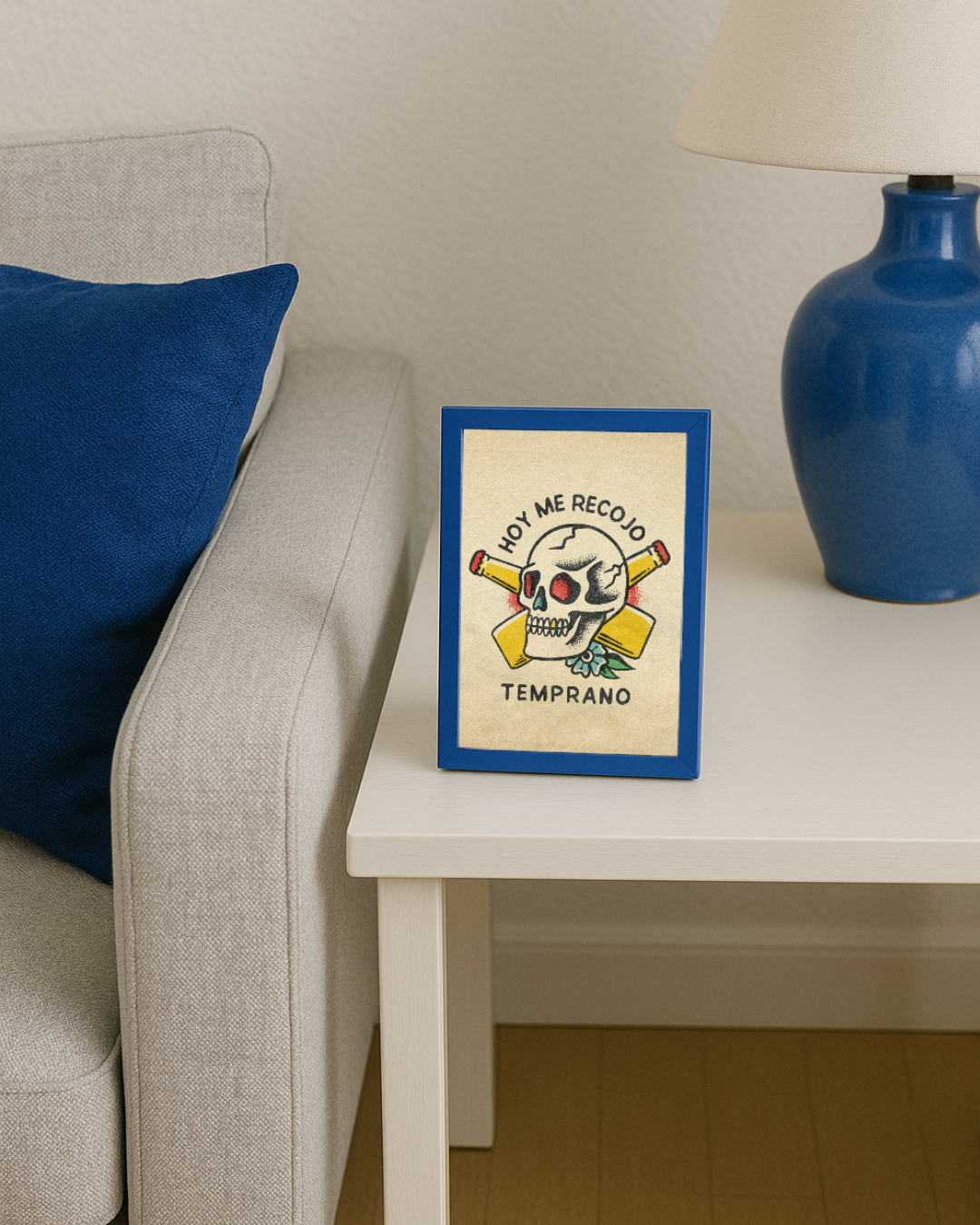 Lámina Hoy me recojo temprano