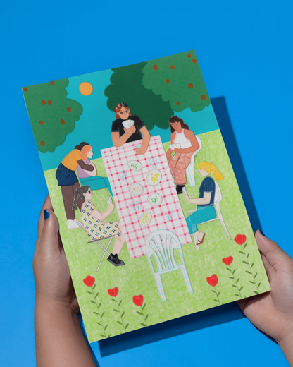 Lámina Picnic amigas