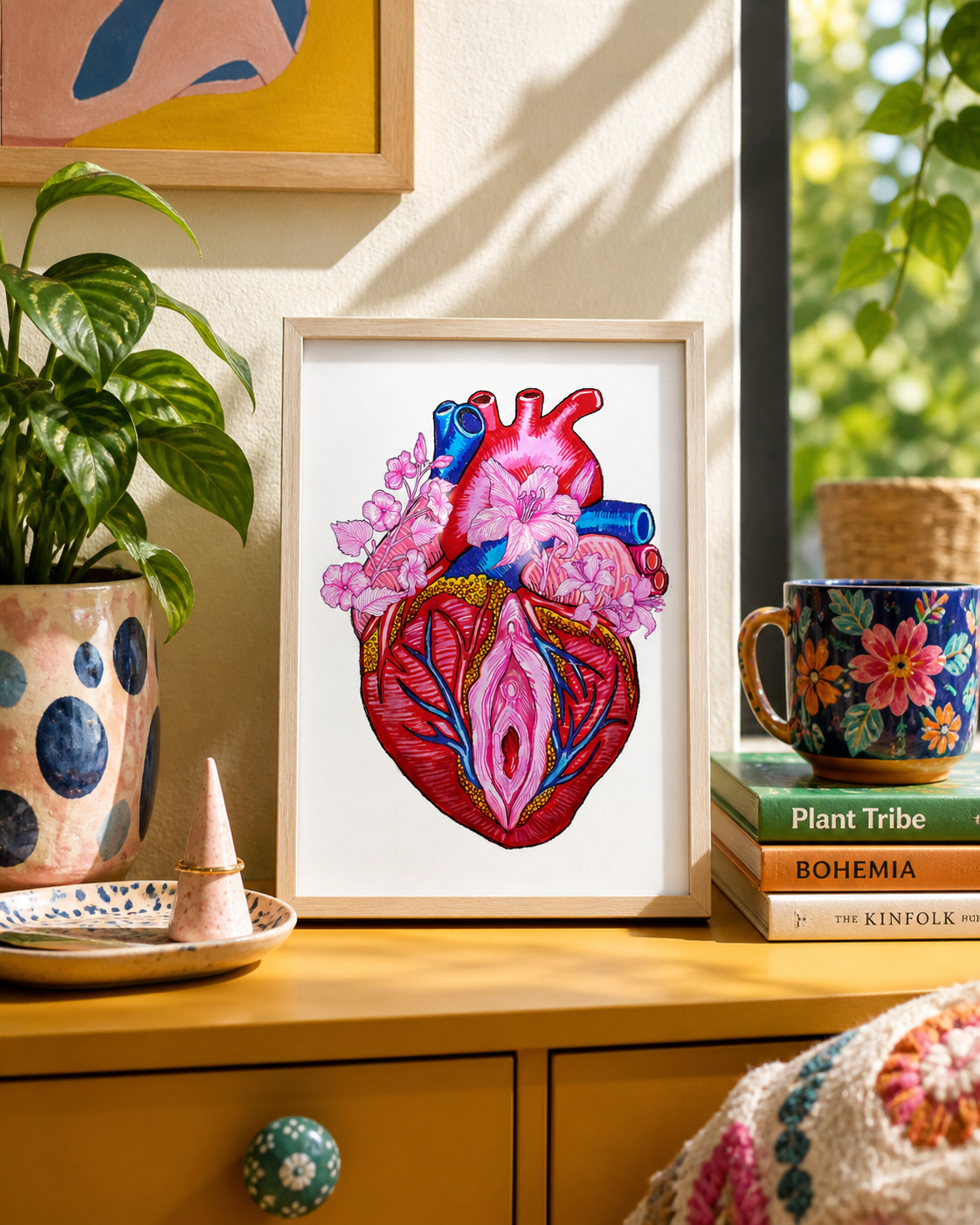 Lámina Corazón vulva
