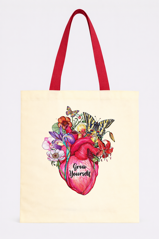 Totebag corazón grow yourself