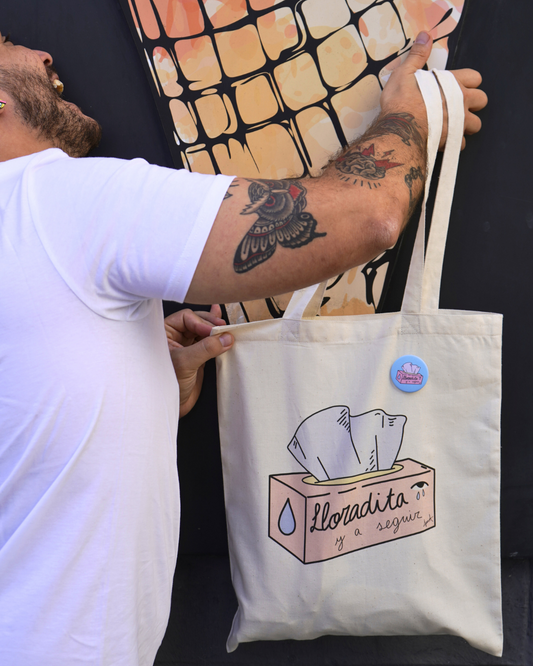 Totebag Lloradita and continue - Sorry not sorry