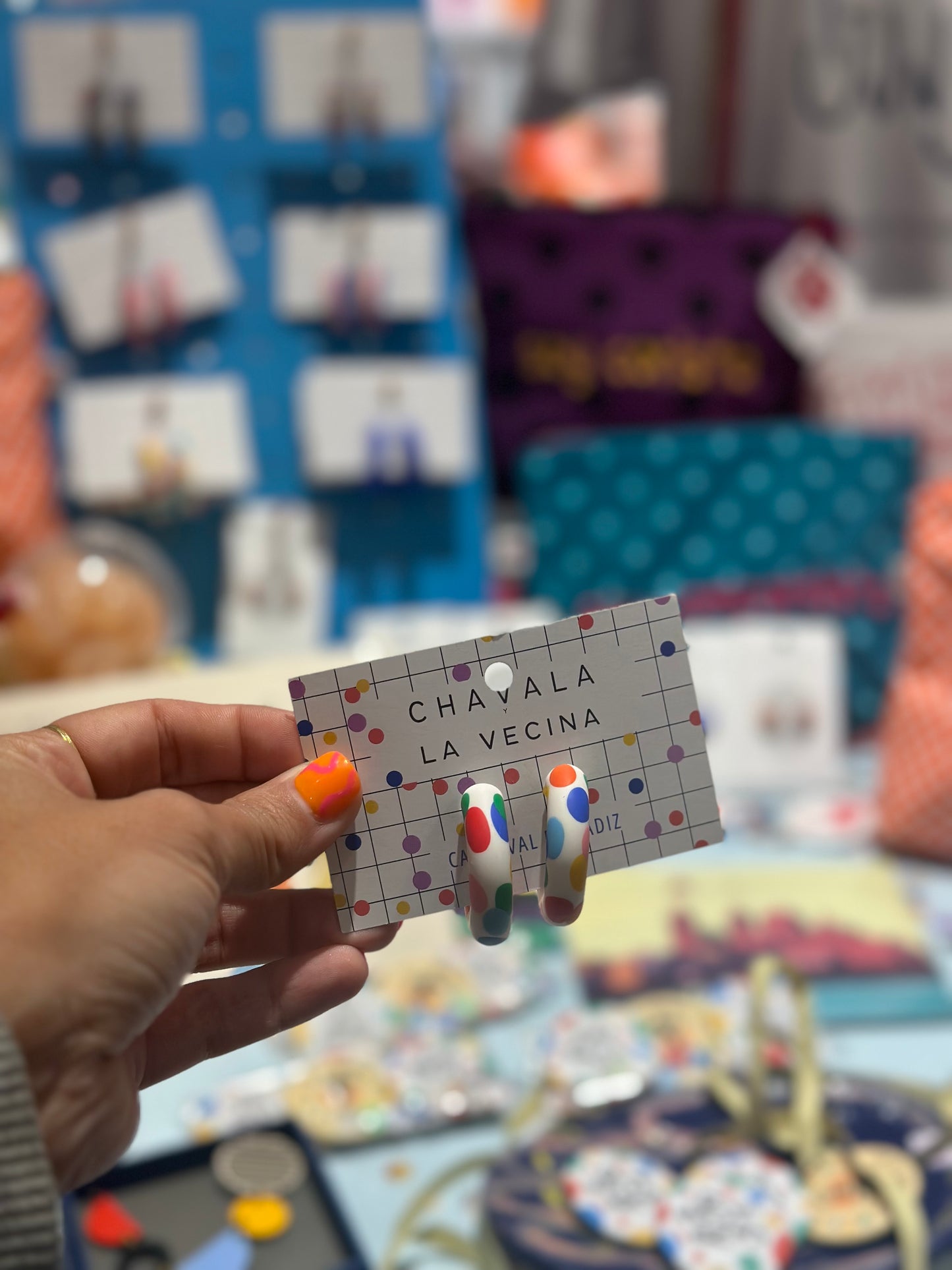 Carnival Paper Earrings WITHOUT embossing - Chavala x La Vecina