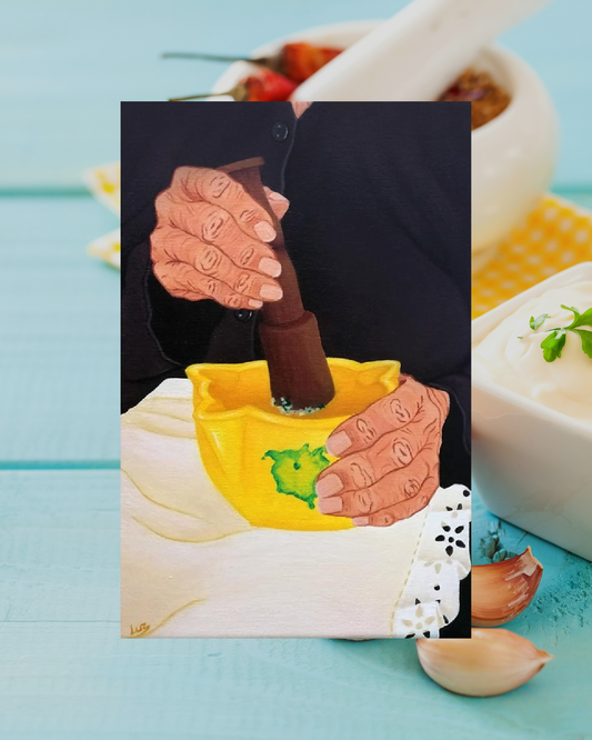 Lámina El Mortero de alioli