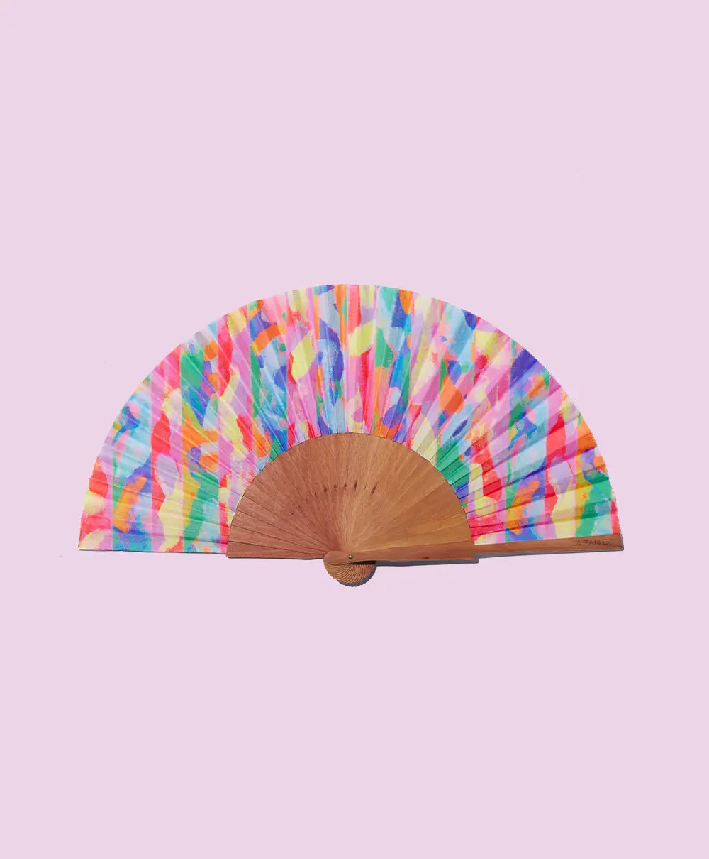 Abanico Pinceladas de colores - Chromatic