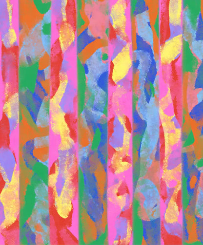 Abanico Pinceladas de colores - Chromatic