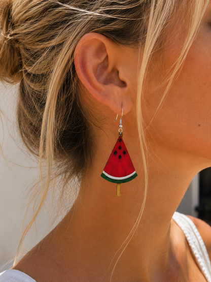 Pendientes Helado de Sandía