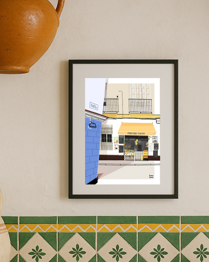 Lámina Frutería Chico - Cádiz
