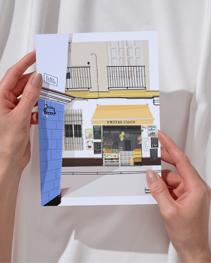 Lámina Frutería Chico - Cádiz