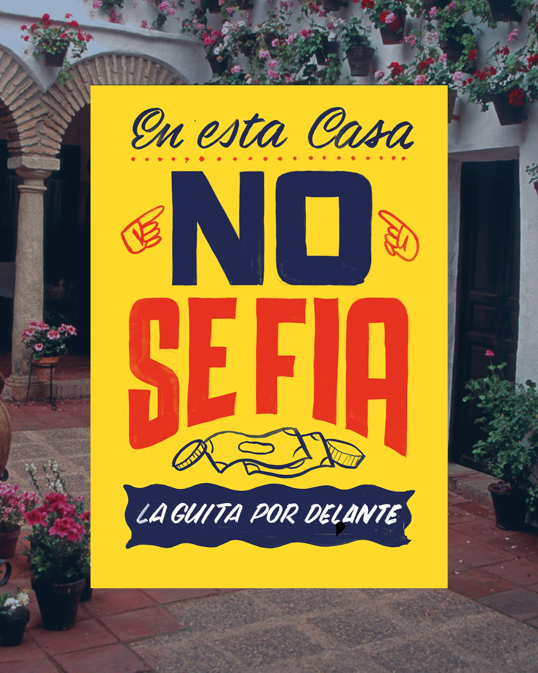 Lámina En esta casa no se fía