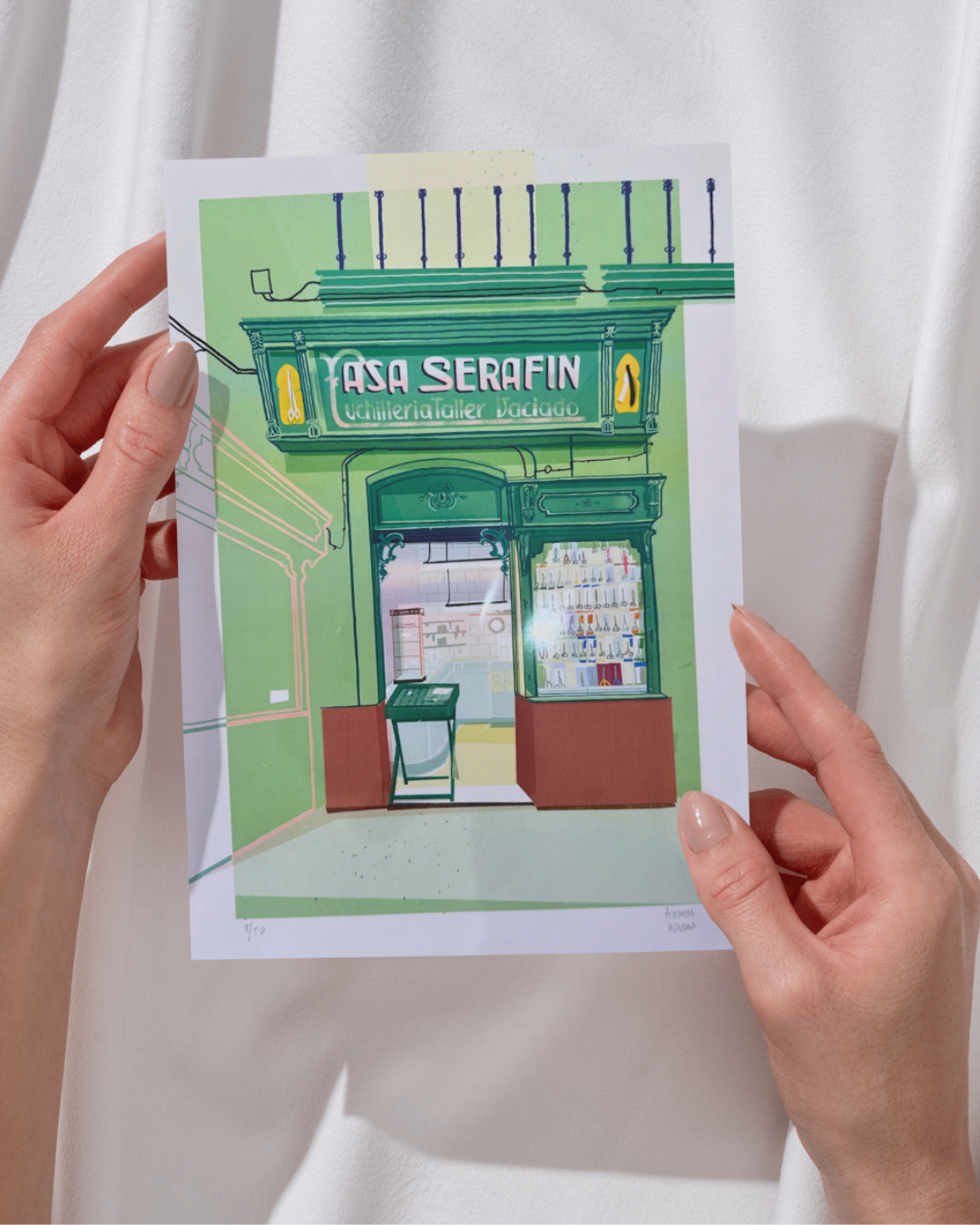 Lámina Casa Serafín - Cádiz